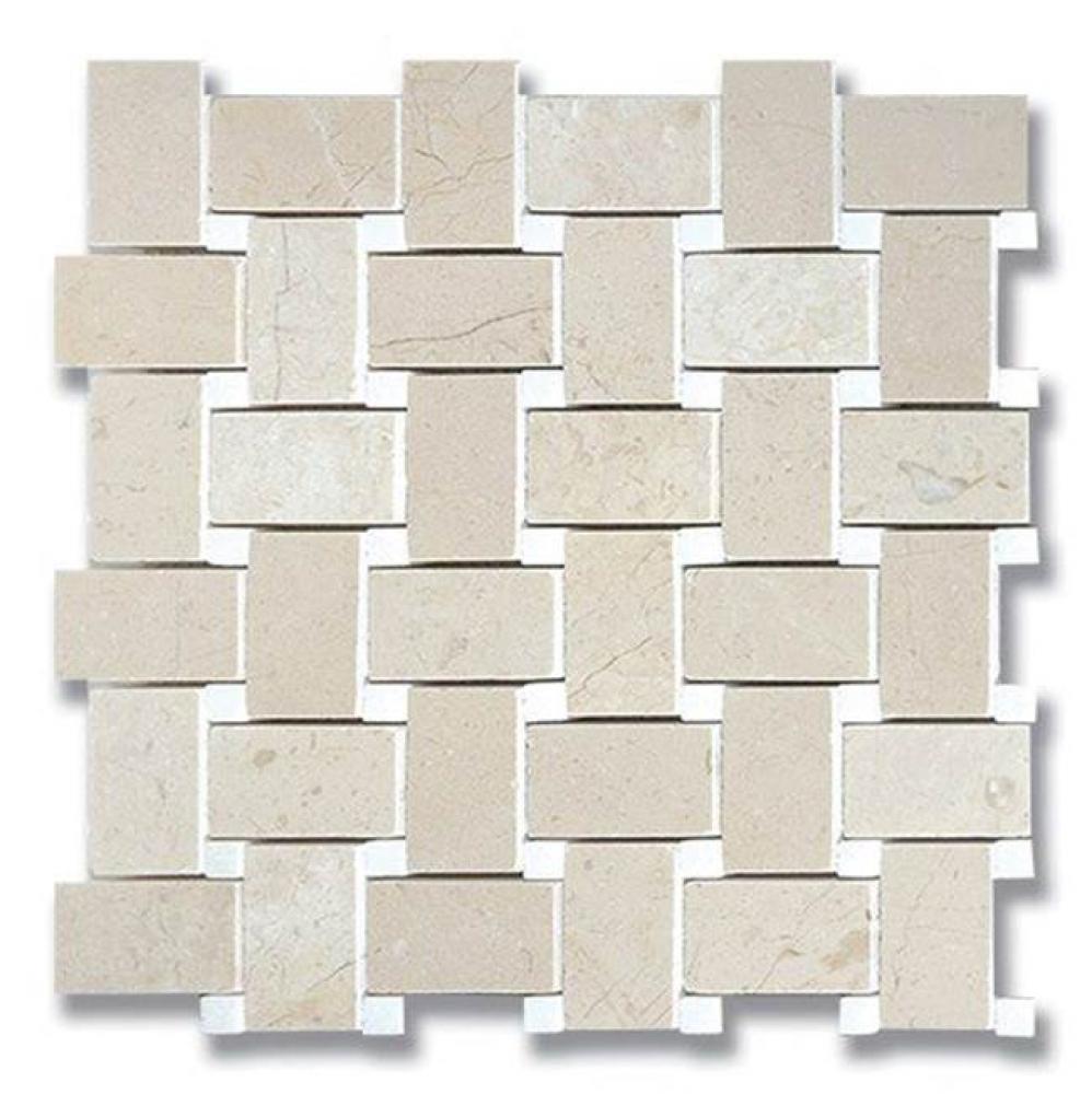 Basket Weave Bursa Beige (P) w/ Thassos (P)