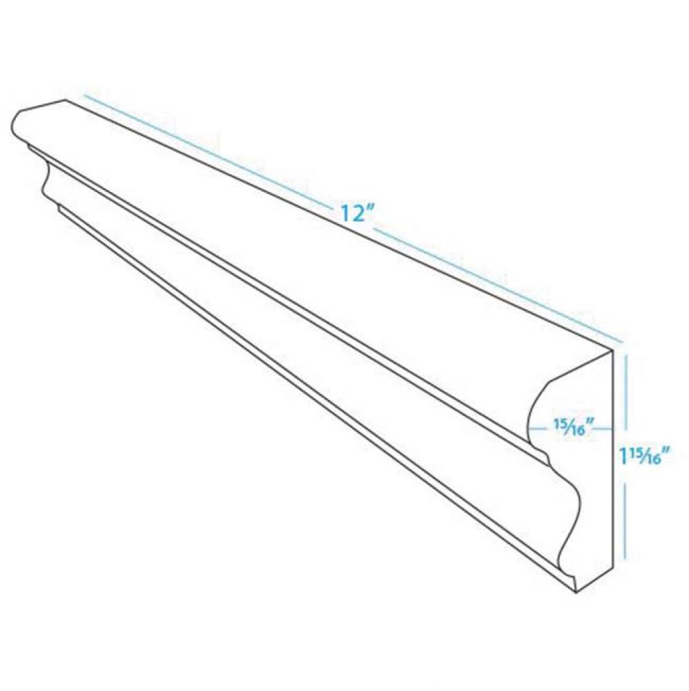 12'' Grand Molding Thassos (P)