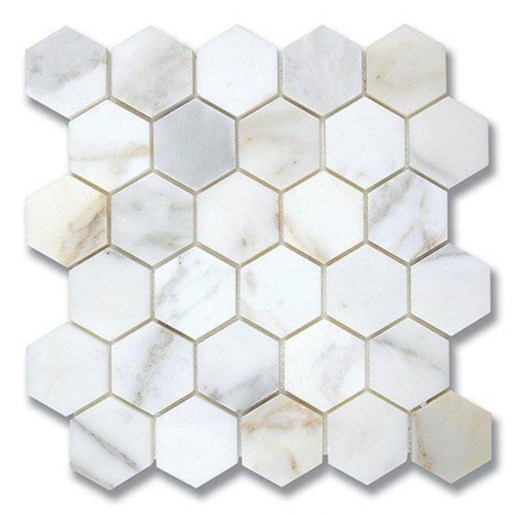 Hexagon 1-7/8'' Calacatta (P)