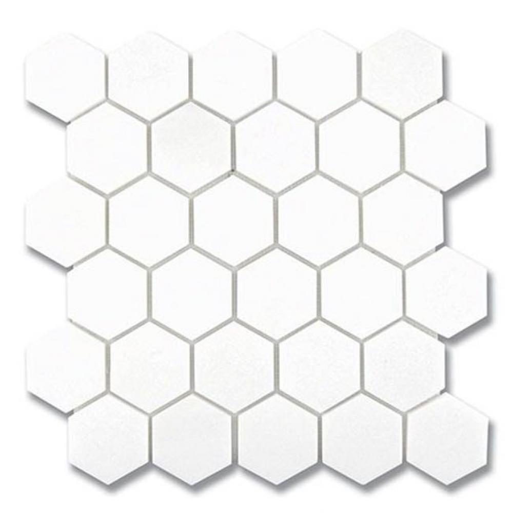 Hexagon 1-7/8'' Thassos (H)