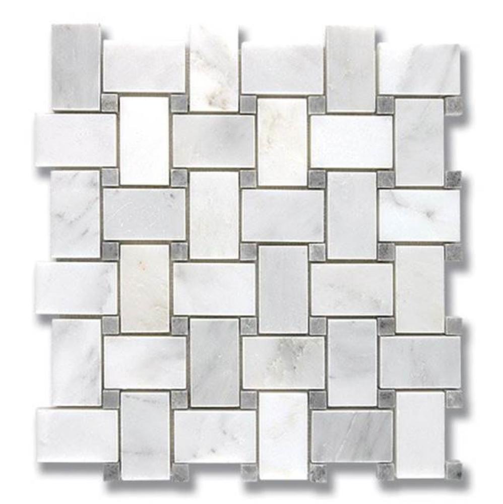 Basket Weave Carrara Bella (H) w/ Pearl Gray (H)