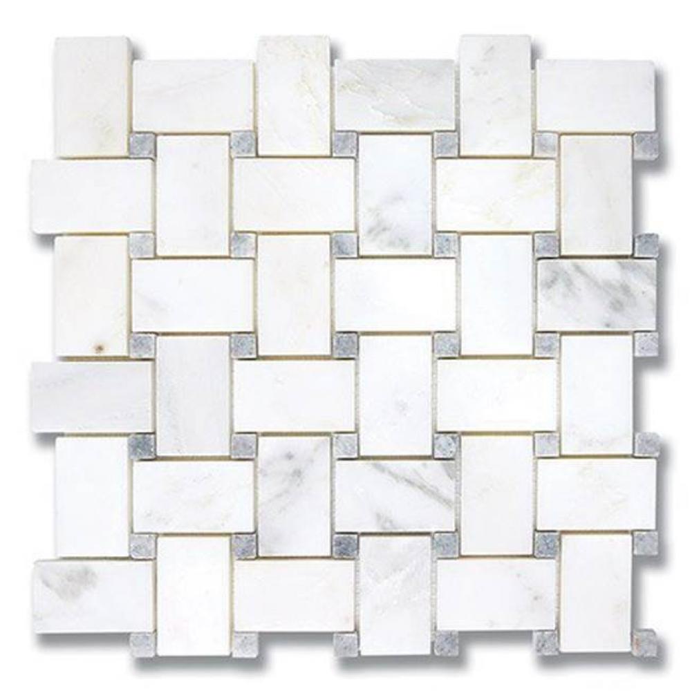 Basket Weave Carrara Bella (P) w/ Pearl Gray (P)