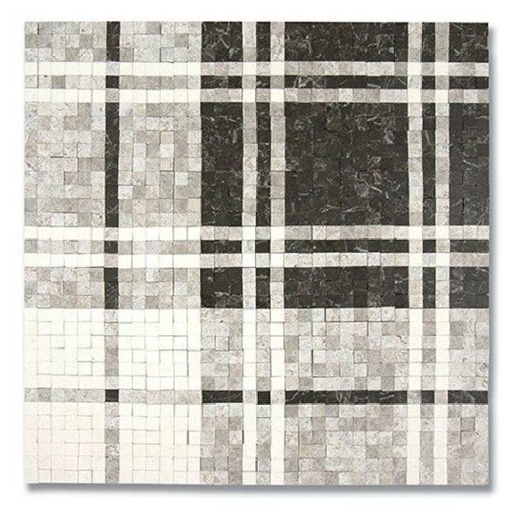 Balmoral Plaid Silver Stone, Dark Olive, Ephesus Dune (H)