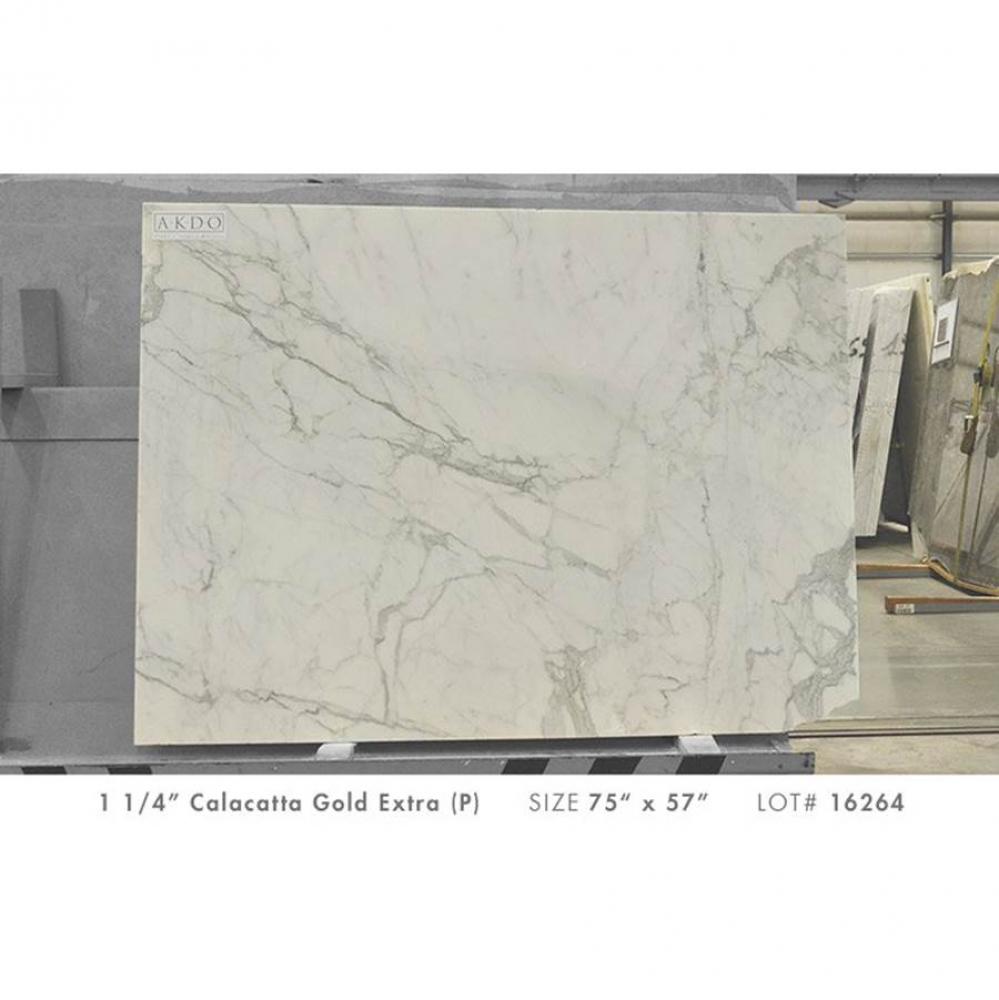 Calacatta Gold Extra (P) 1 1/4'' Slab