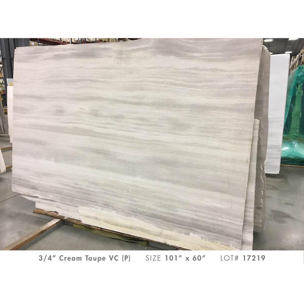 Cream Taupe VC (P) 3/4'' Slab