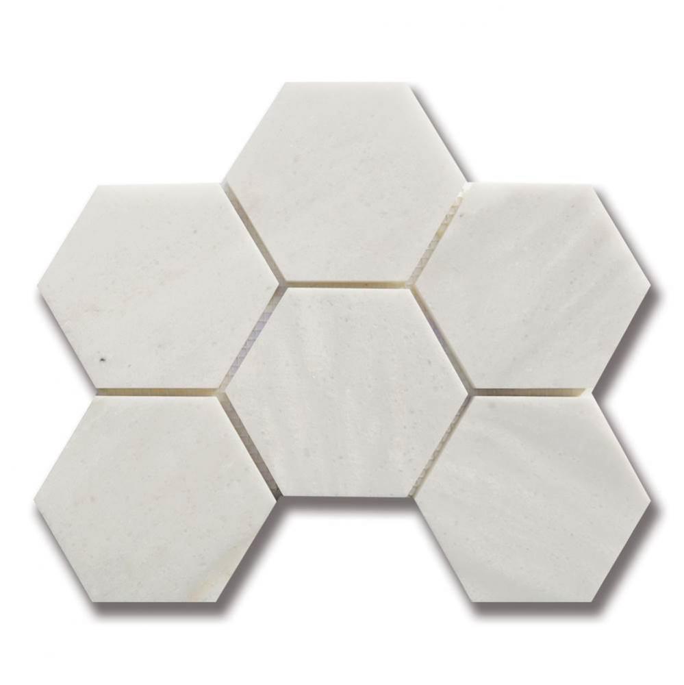 Hexagon 3-7/8 White Haze (H)