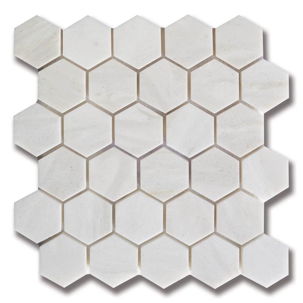 Hexagon 1-7/8'' White Haze (H)