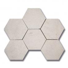 AKDO LS1135-HEX3H0 - Hexagon 3-7/8 White Sand (H)