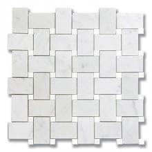 AKDO MB1130-BASIP2 - Basket Weave Carrara (P) w/ Thassos (P)