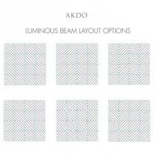 AKDO MB1232-DS08H0 - Luminous Beam Thassos with Silver (H)