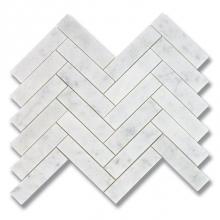 AKDO MB1130-HB14P0 - 1'' x 4'' Herringbone Carrara (P)