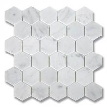 AKDO MB1130-HEXAP0 - Hexagon 1-7/8'' Carrara (P)