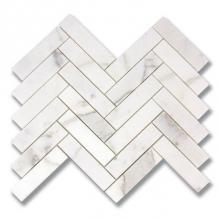 AKDO MB1203-HB14H0 - 1'' x 4'' Herringbone Calacatta (H)