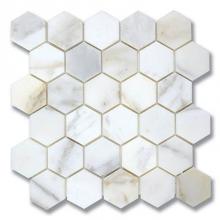 AKDO MB1203-HEXAP0 - Hexagon 1-7/8'' Calacatta (P)