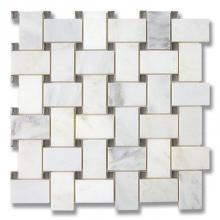 AKDO MB1604-BASIP2 - Basket Weave Carrara Bella (P) w/ Lunar Gray Medium (C)