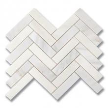 AKDO MB1604-HB14P0 - 1'' x 4'' Herringbone Carrara Bella (P)