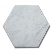 AKDO MB1604-HEX8H0 - 8'' Hexagon Carrara Bella (H)