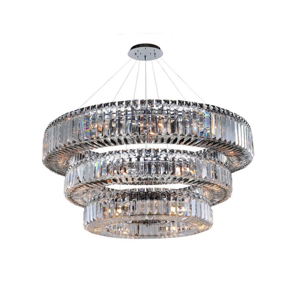 Rondelle 47 Inch Round Pendant/3