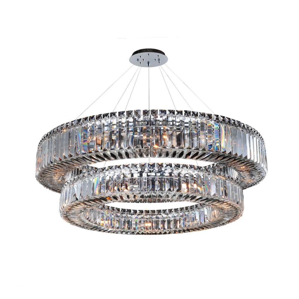 Rondelle 36 Inch Round Pendant/2