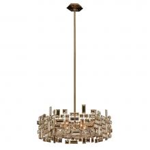 Allegri By Kalco Lighting 11197-038-FR001 - Vermeer 24 Inch Hexagonal Round Pendant