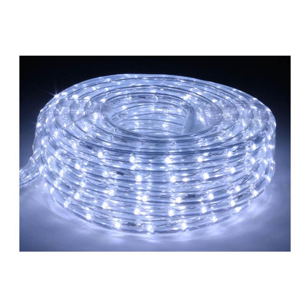 15 Foot Cool White 6400 Kelvin LED Flexible Rope Light Kit with Mounting