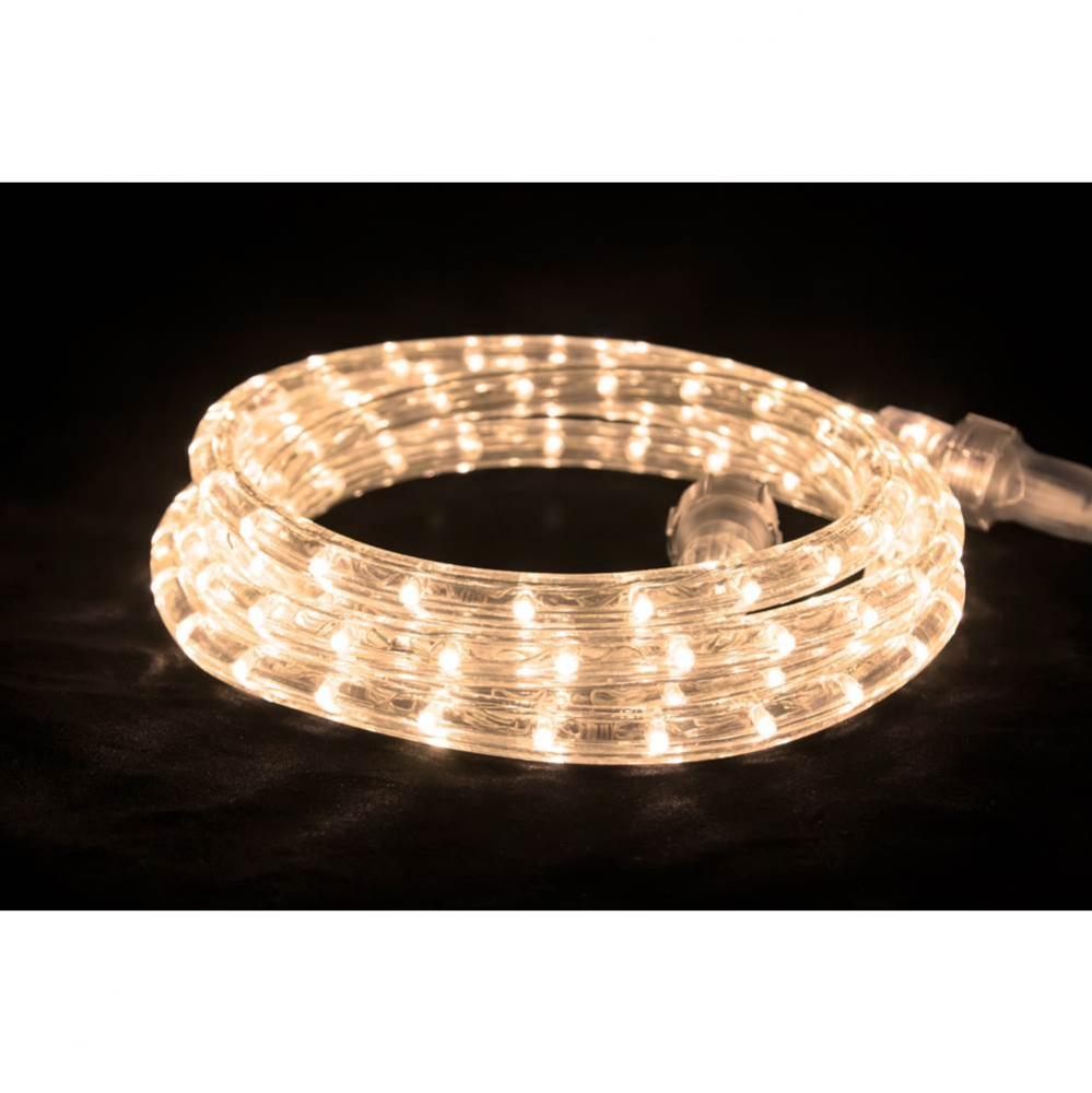 15 Foot Warm White 3000 Kelvin LED Flexible Rope Light Kit with Mounting