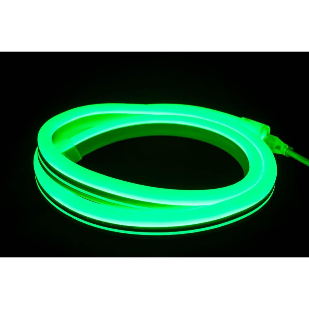 POLAR2 Neon, 150'' Reel, 120 Volt, 2.4 W/Ft, 18'' Cuttability, Green Jacket,