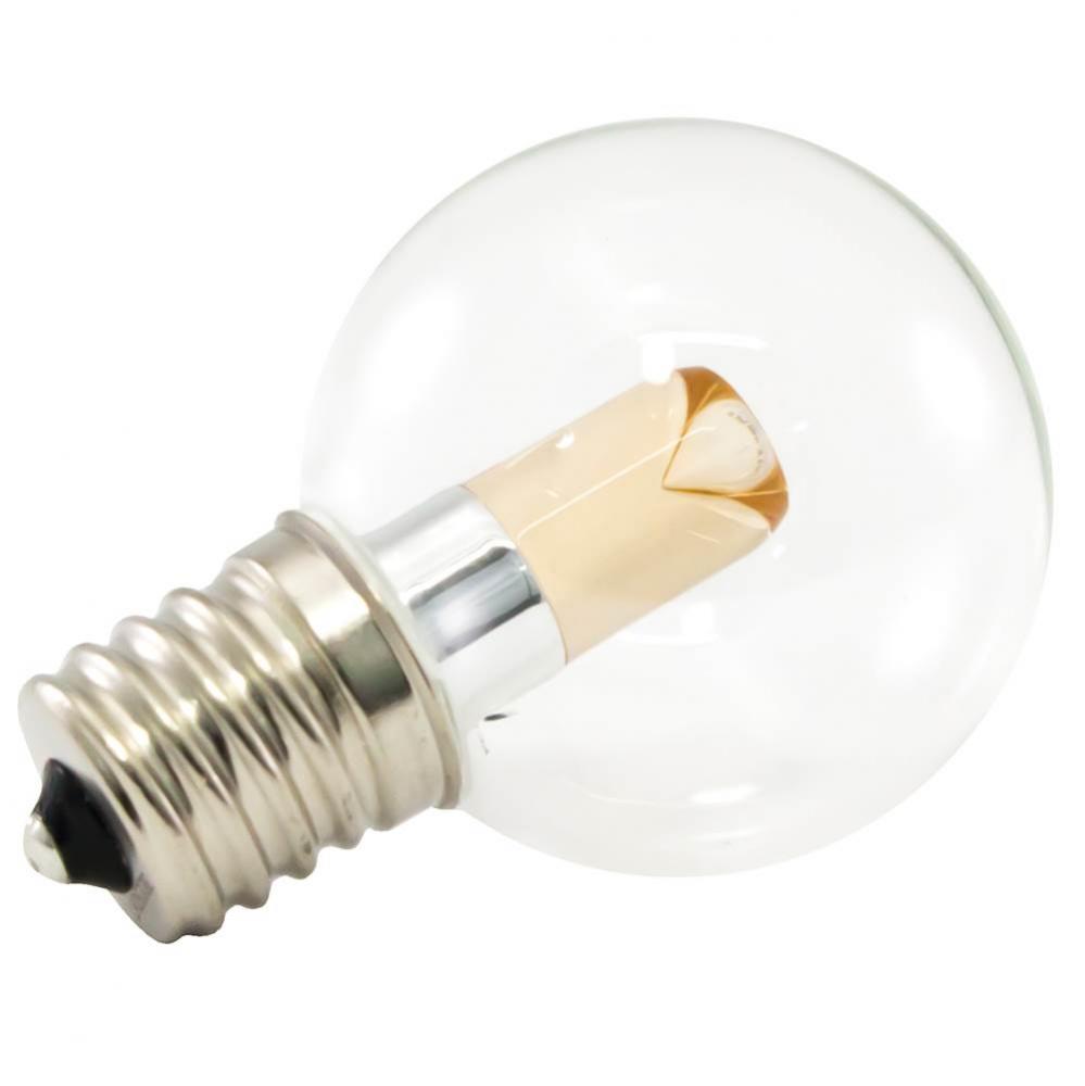 Premium Grade LED Lamp Intermediate Globe, Intermediate base, Warm White (2700K) with Clear
