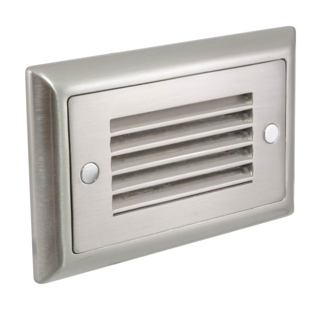 Horizontal Louvre Faceplate, Stainless