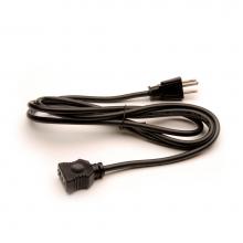 American Lighting 043A-PC6-BK - PRIORI Black 6-Foot Power Cord for T2 Under Cabinet