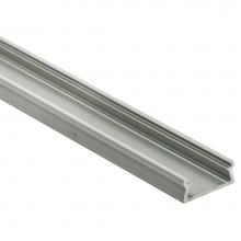 American Lighting EE1-AAFR-1M - ECONOMY EXTRUSION, ANOD. ALUM, INCL. FROSTED LENS,