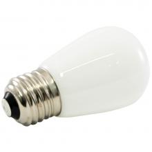 American Lighting PS14F-E26-WW - Premium Grade LED Lamp S14 Shape, Standard Medium Base, Frosted Warm White Glass, wet Location