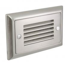 American Lighting SGL-HL-SS - Horizontal Louvre Faceplate, Stainless