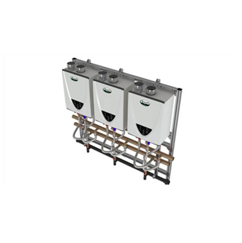 Commercial Tankless Rack System - Wall Mount