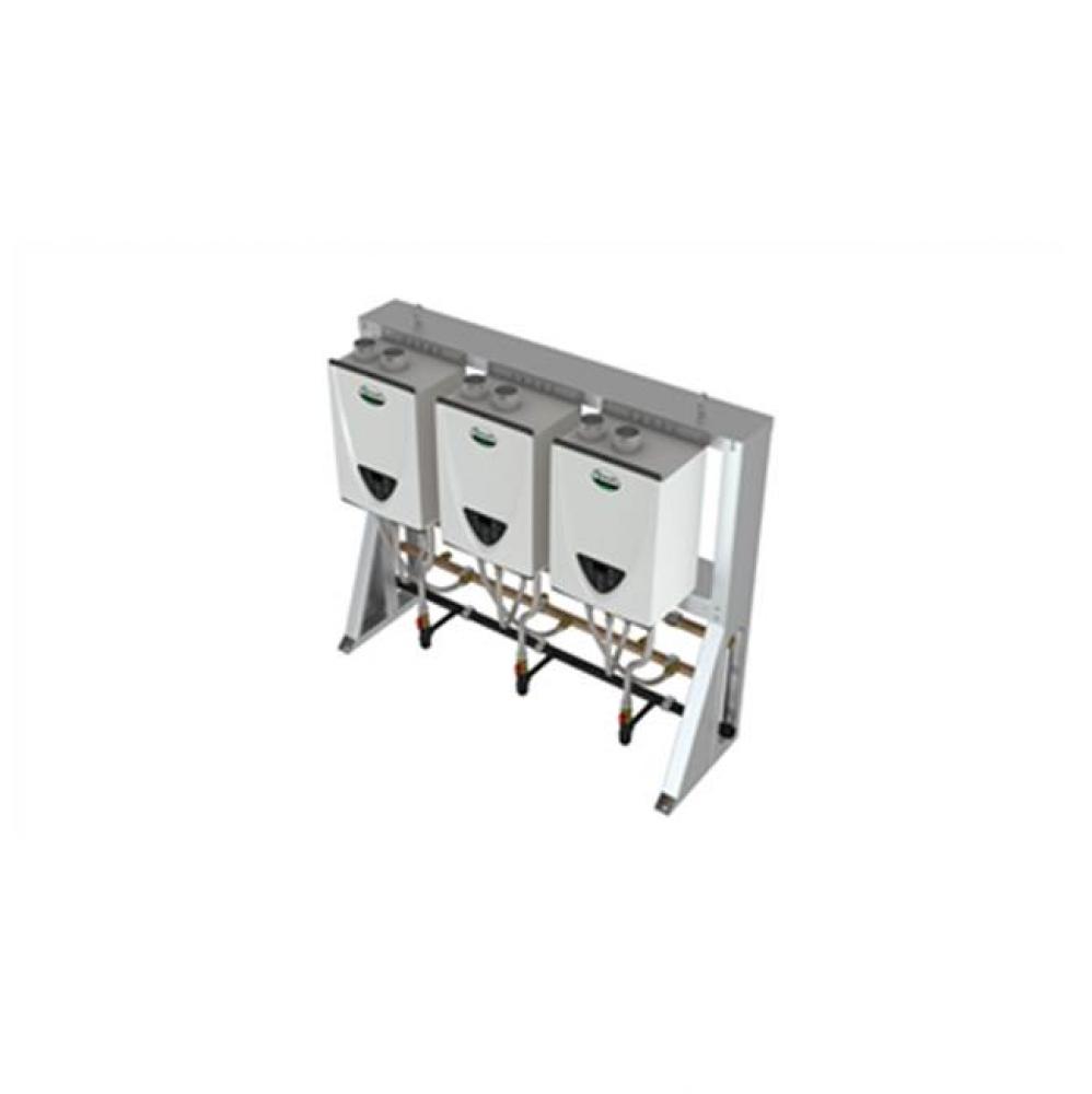 Commercial Tankless Rack System - Free-Standing In-Line