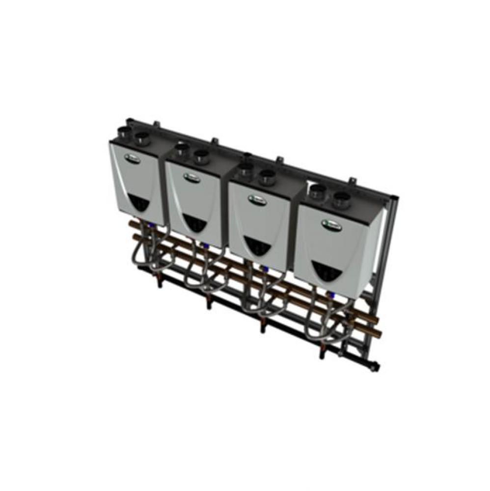 Commercial Tankless Rack System - Wall Mount