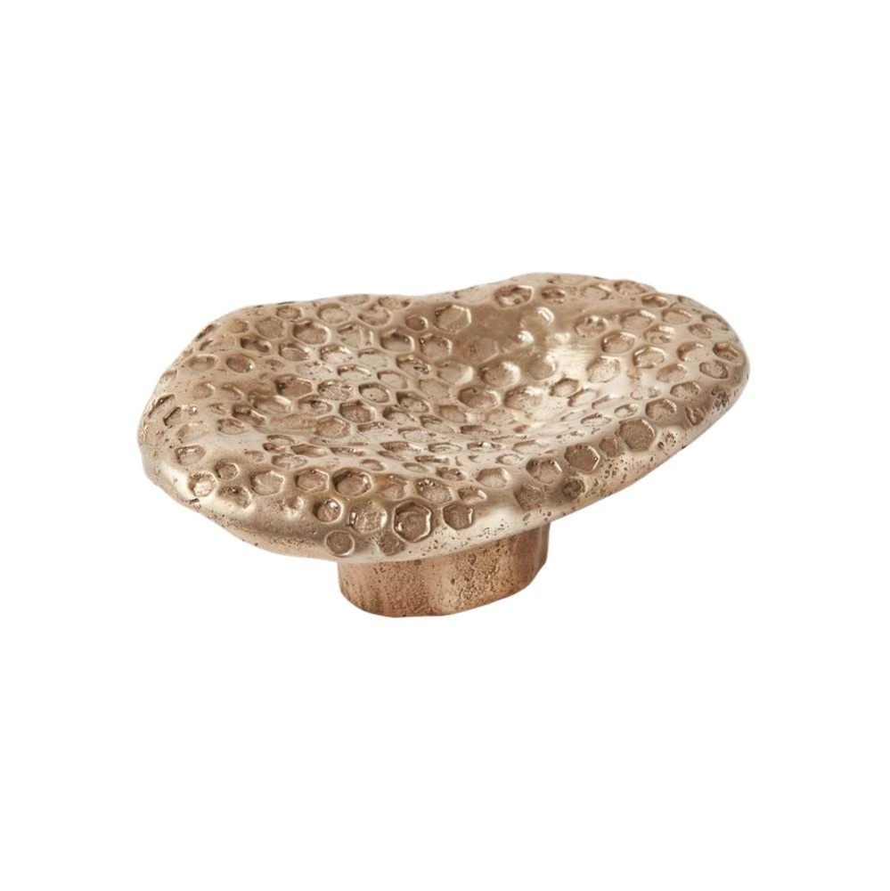 96MM Highbury Honey Oval Pull Handle Raw Bronze