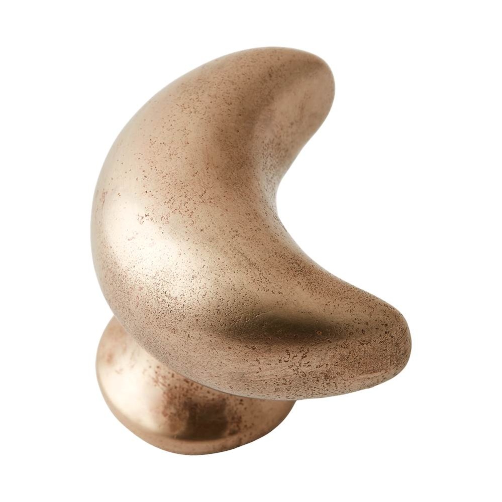 46MM Whimsical Moon Cabinet Knob Bronze