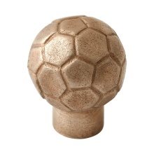 Armac Martin WHM/FTBK/34/BR - 34MM Whimsical Football/Soccer Cabinet Knob Bronze