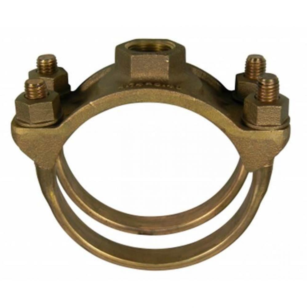 3826F 6X1 DBL BRZ BALE SDL 6.84-7.50xFNPT FLT GSKT