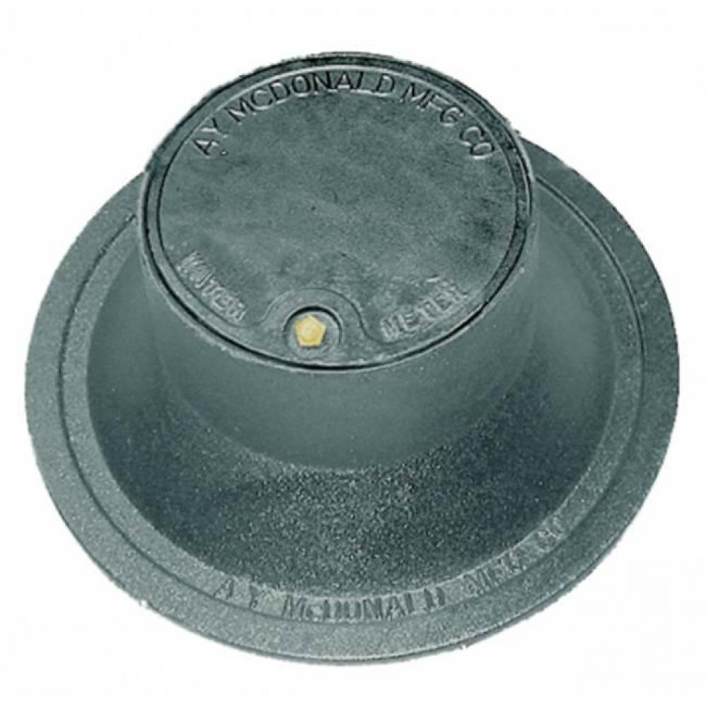 74M4WT FRAME 21 - REC CVR 11.5 OFFSET HOLE W/INNER LID
