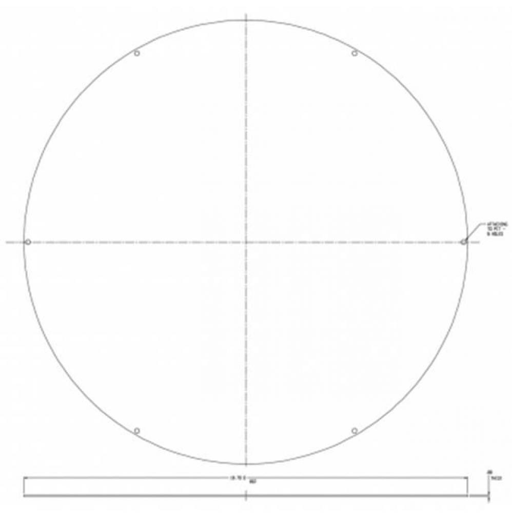 90-BOT 21 ALUMINUM BOTTOM FOR PIT SETTERS