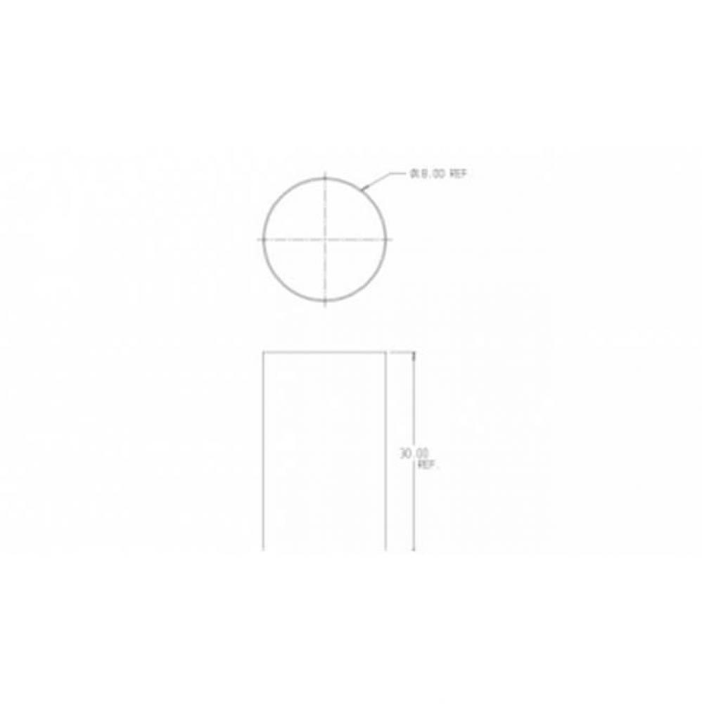 89-PIT 18X30 PVC PIT ONLY-NO HOLES-18 DIA 30 HI