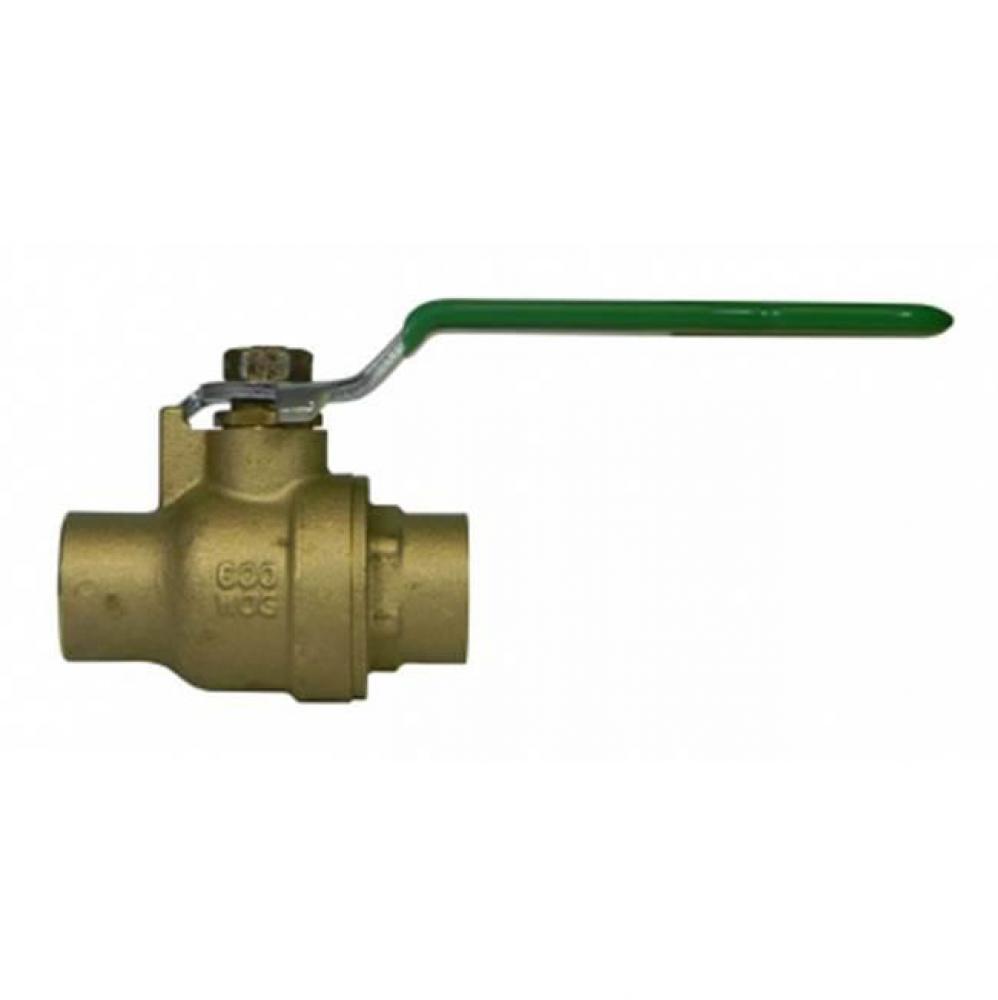 2032S 2 1/2 FULL PORT BALL VALVE SWEAT