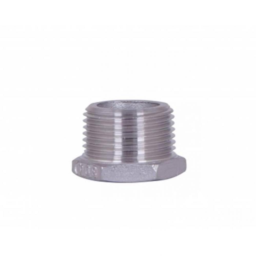 2206SS 3/4X1/8 HEX REDUCING BUSHING SS 304