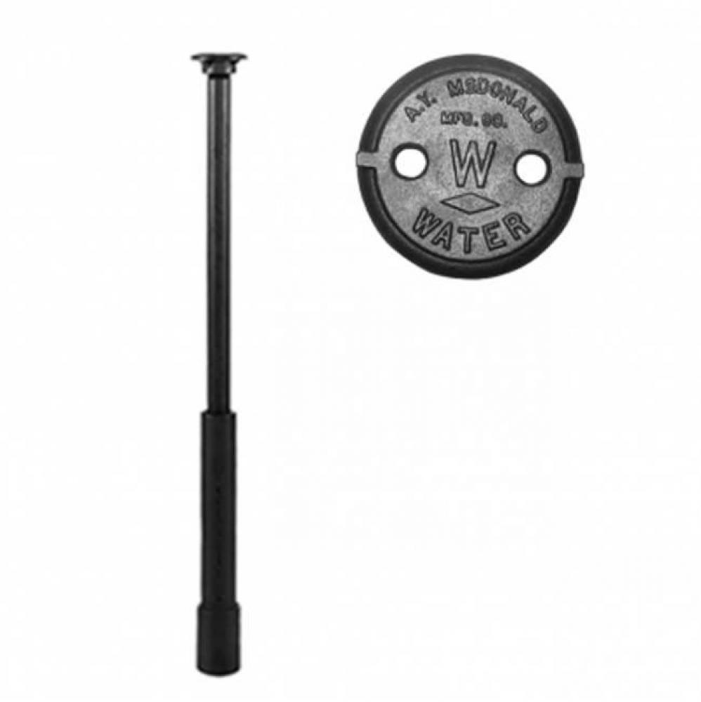 5613 5 MINN CURB BOX 2 HOLE LID W/5660 42 ROD 1 UPPER 2 TAP