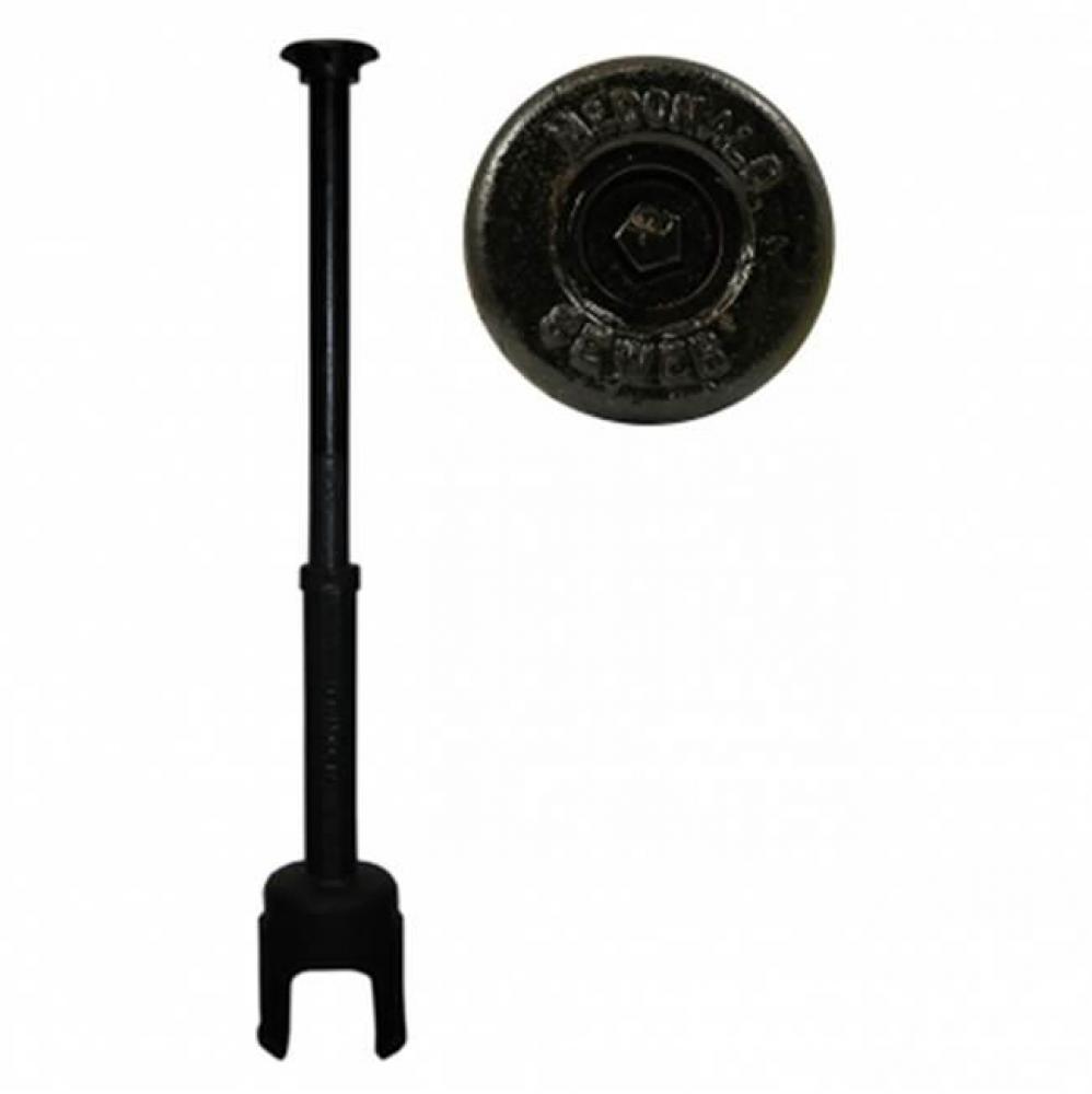 5606PS 4 1/2 ARCH CURB BOX PENTAGON SEWER LID 2 UPPER LG BASE