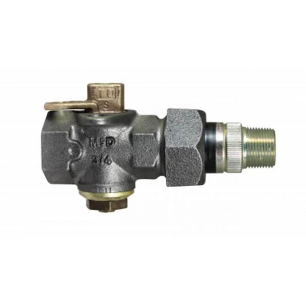 6316B 3/4X4.00 BLK GAS PV LW FNPTxINS MNPT 175 lb