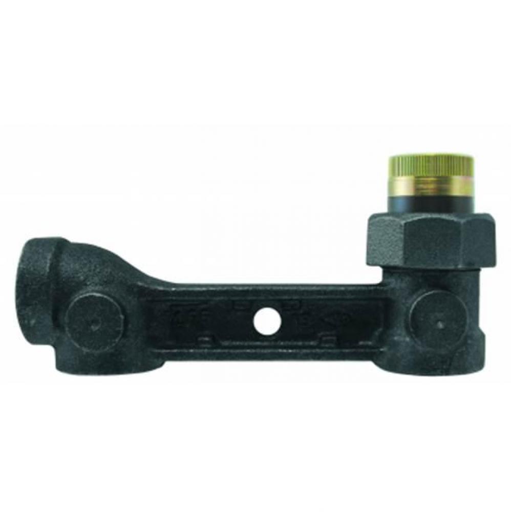 6614-F-- 1X1X1 BLK HxV INS METERBAR 6 C-C