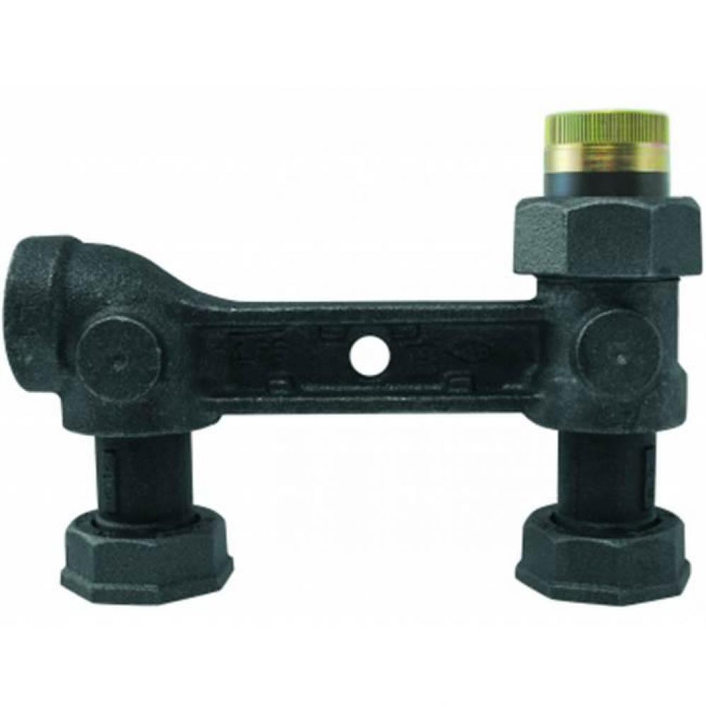 6624-F--H- 3/4X1 1A BLK HxV INS METERBAR 6 C-C